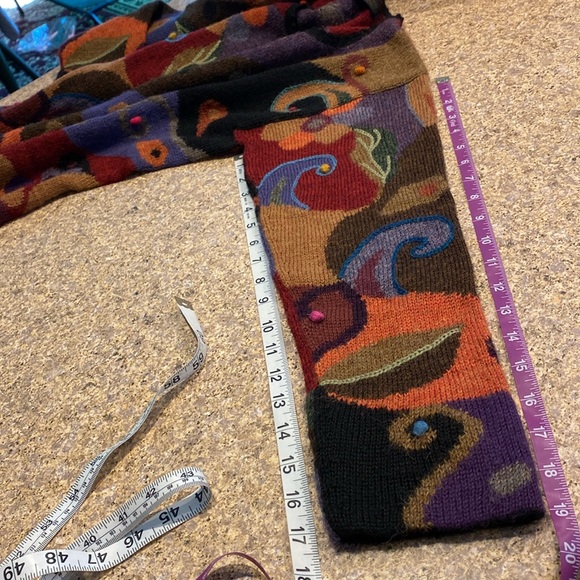 Factoria Perez Alpaca Wool Sweater No Size Tag-Possibly Medium? See Measurements - Picture 10 of 14